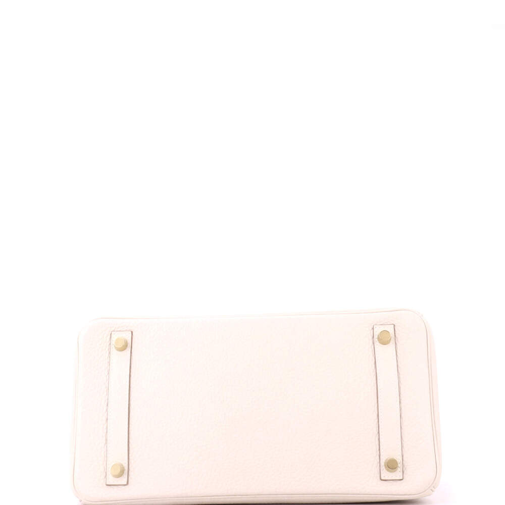 Hermes Birkin 30 Light Clemence with Gold Hardware - Picture 5 of 8